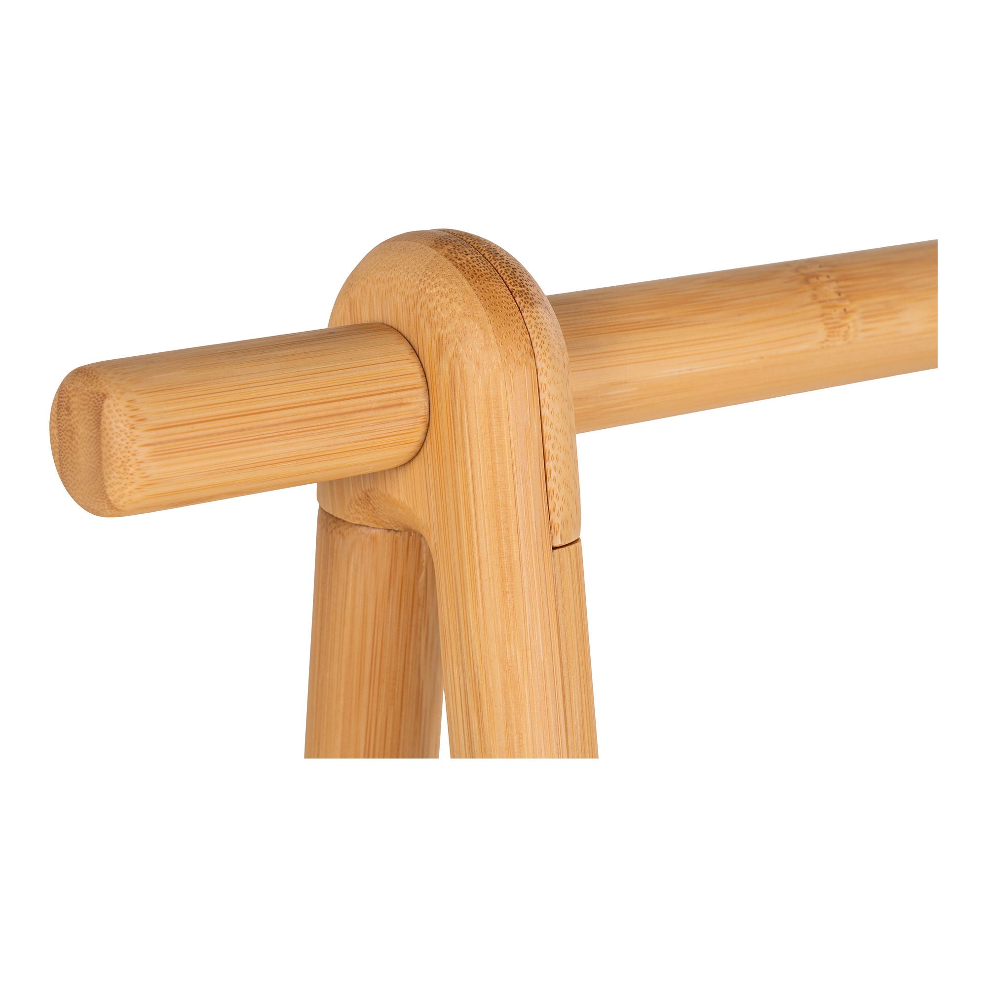 Manaus – Kleiderständer aus Bambus, natur, 104×46×164 cm